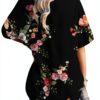 T-Shirt Oversize a Maniche Corte da Donna con Stampa, Tuniche morbide, Girocollo, Casual, morbide, Top Maglietta Scritta Personalizzata Maglietta Coreana Donna T-Shirt Donna Bianca-2