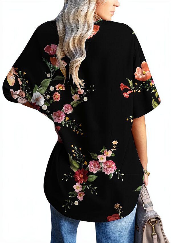 T-Shirt Oversize a Maniche Corte da Donna con Stampa, Tuniche morbide, Girocollo, Casual, morbide, Top Maglietta Scritta Personalizzata Maglietta Coreana Donna T-Shirt Donna Bianca-2