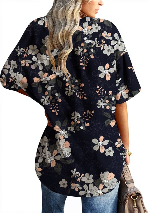 T-Shirt Oversize a Maniche Corte da Donna con Stampa, Tuniche morbide, Girocollo, Casual, morbide, Top Maglietta Scritta Personalizzata Maglietta Coreana Donna T-Shirt Donna Bianca-2