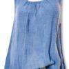 Camicie Larghe Gilet Camicetta più Cotone Ampio Senza Maniche in Lino t-Shirt da Donna Canotte da Donna Camicetta da Donna Camicie Cotone Maniche Lunghe-0