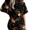 T-Shirt Oversize a Maniche Corte da Donna con Stampa, Girocollo,-2