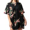 T-Shirt Oversize a Maniche Corte da Donna con Stampa, Tuniche morbide, Girocollo, Casual, morbide, Top Maglietta Scritta Personalizzata Maglietta Coreana Donna T-Shirt Donna Bianca-3