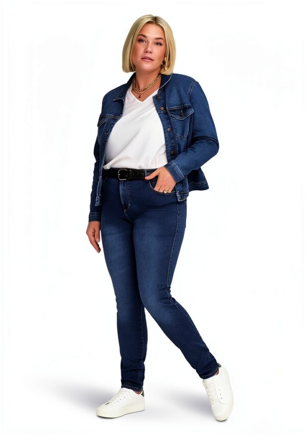 Only Caraugusta HW SK DNM Jeans MBD Noos Skinny Donna-5