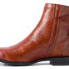 Overlap Chelsea - Scarpe da uomo marrone taglia 45, stivali-4