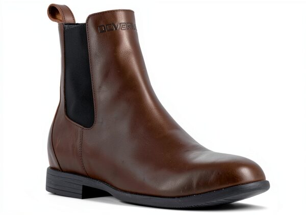 Overlap Chelsea - Scarpe da uomo impermeabili marrone taglia 46-2
