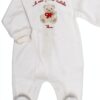 Tutina Thun Il Mio Primo Natale Bianco Latte Cotone 6-9 Mesi-0
