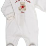 Tutina Thun Il Mio Primo Natale Bianco Latte Cotone 6-9 Mesi-0